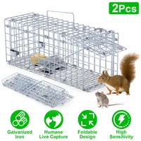 Paquete de Trampas Humanitarias Reutilizables para Ratones con Puerta Segura