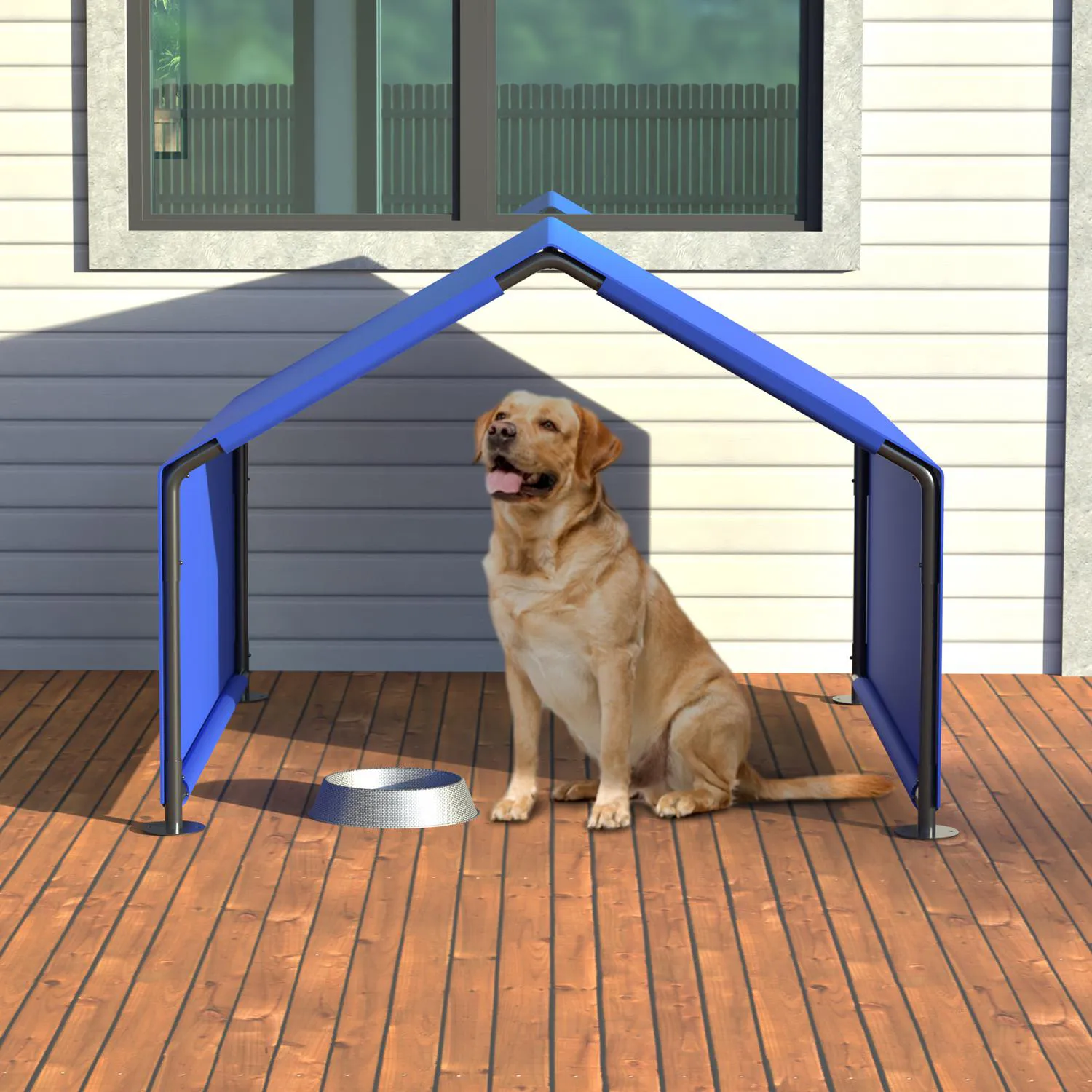 Tienda Impermeable con Protección Solar para Perros Pequeños y Medianos