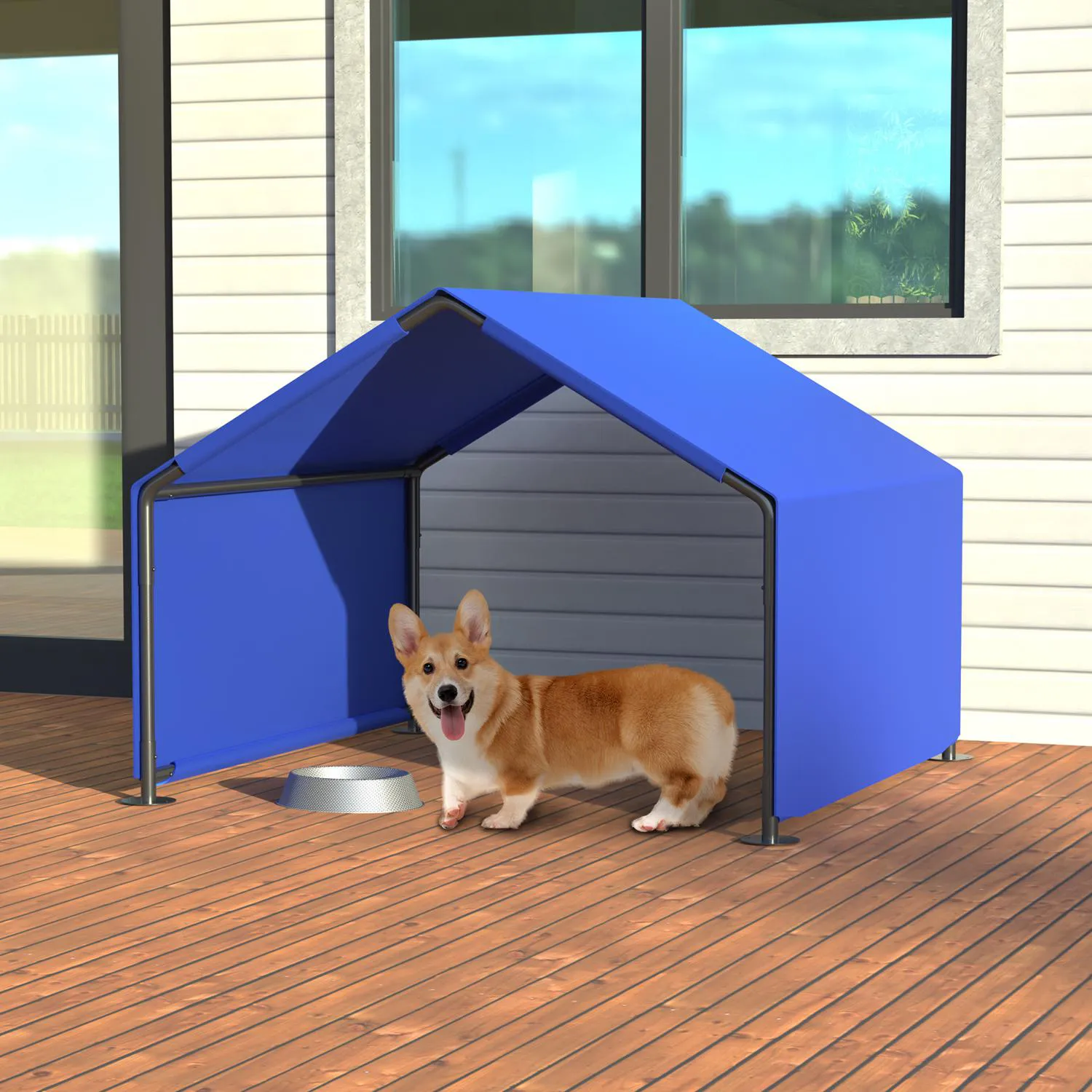 Tienda Impermeable con Protección Solar para Perros Pequeños y Medianos 3