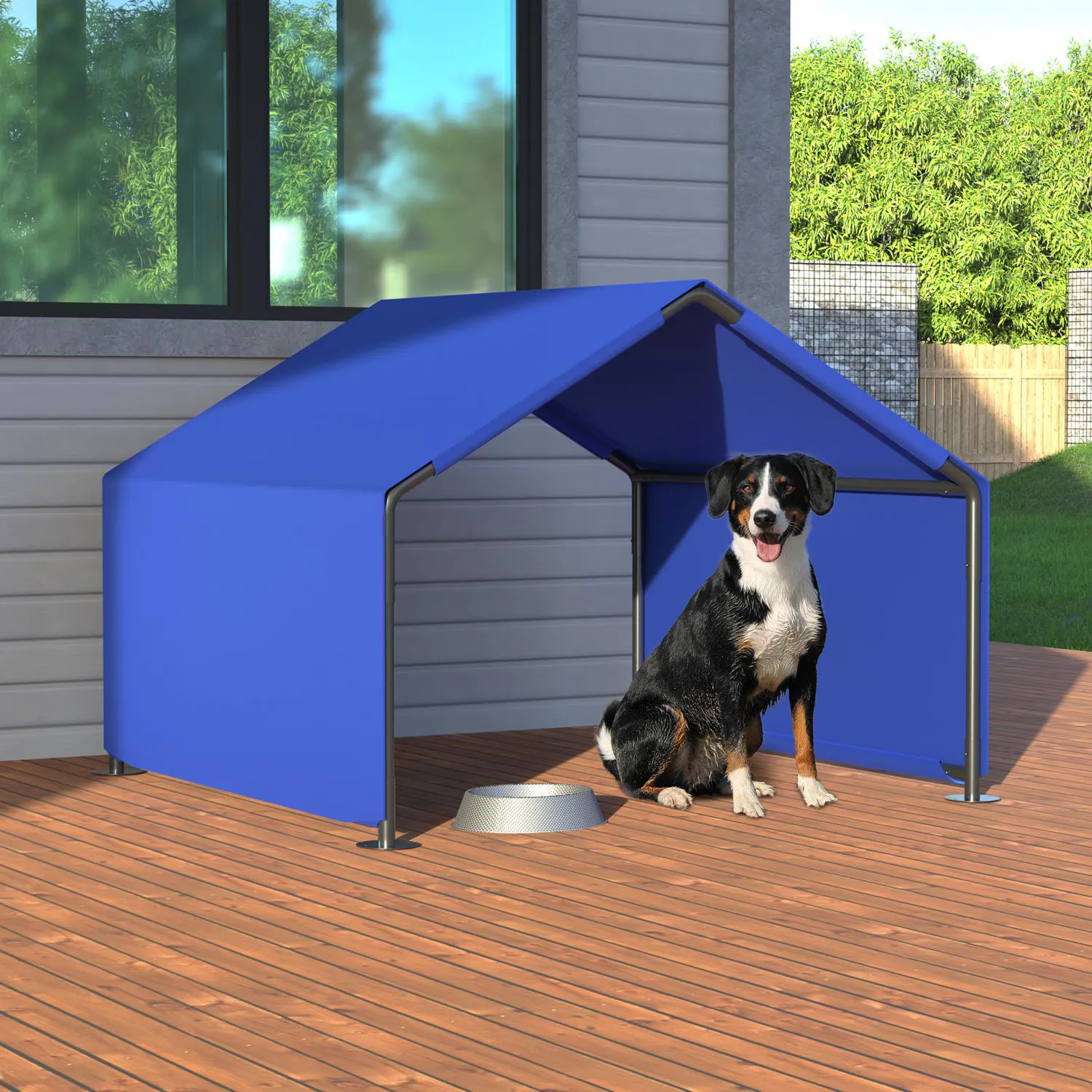 Tienda Impermeable con Protección Solar para Perros Pequeños y Medianos 10