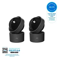 Kit X2 Cámaras Wifi Movimiento 2k Interior Saturn