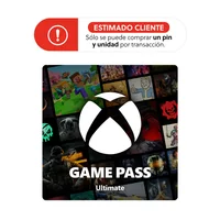 Pin Virtual Xbox Game Pass Ultimate 1 Mes