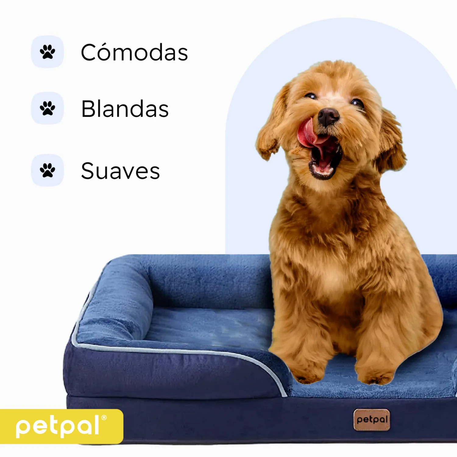 Cama para Perro Mascota Impermeable Lavable Petpal Mediana