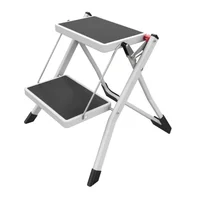 Escalera Multiuso Plegable 2 Peldaños Ultra Compacta Casatua