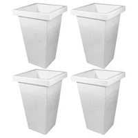 Set X4 Matera Cuadrada 28L Moderna Espacios Amplios Elegantes