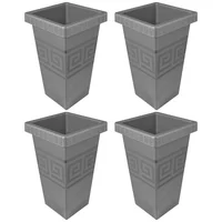 Set X4 Matera Cuadrada 28L Moderna Espacios Amplios Elegantes
