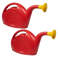 Set X2 Regadera Plástica 4.25l Ergonómica Jardín Hogar Liviana