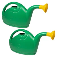 Set X2 Regadera Plástica 4.25l Ergonómica Jardín Hogar Liviana