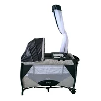 Cuna Corral Mecedora Iris – Eb717 Gris