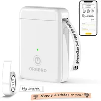 Rotuladora Térmica Mini Portátil Bluetooth X1 Blanca Orgbro