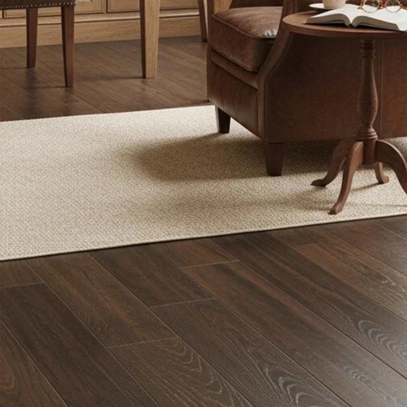 Piso Vinílico Lvt Nextile 2mm 18*122 cm Tono Madera Cerezo Caja Por 4. ...