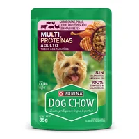 Comida Húmeda Dog Chow Para Perro Adulto Multi Proteína 85g