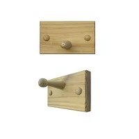 Perchero Rectangular Rústicos Natural 15 cm