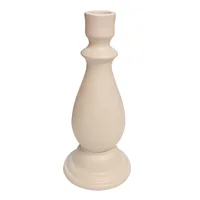 Candelabro Alto Cerámica 10x20.5m Blanco Lira