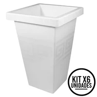 Matera de 19.5L Moderna Espacios Naturales y Elegantes Set X 6 Unidades