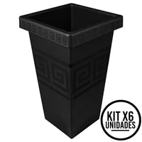 Matera Cuadrada de 28L Moderna Espacios Amplios Elegantes Set X 6 Unidades