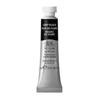 Acuarela W&n Prof. 5ml S1 Rf 337 Negro de Humo