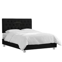 Combo base cama semidoble Elegant Balance 120x190 Negro Ecocuero