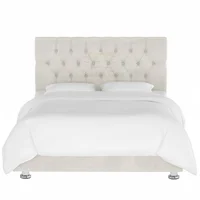 Combo base cama semidoble Elegant Balance 120x190 Blanco Microfibra