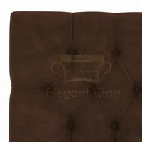 Combo base cama doble Elegant Balance 140x190 Café Microfibra