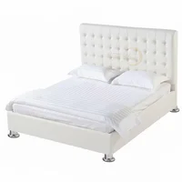 Combo base cama semidoble Elegant Essential 120x190 Blanco Microfibra