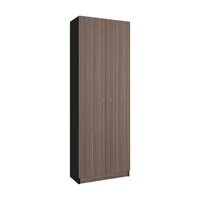 Estante Home E1 con Puertas Wengue avellana 180.6x62.8x31.3 cm