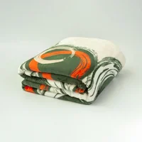 Cobija Piel de Durazno Verde y Naranja 180x200cm de Circulos