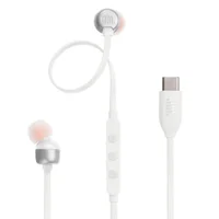 Audífono Jbl T310c Usb C Manos Libres Cable Plano Blanco