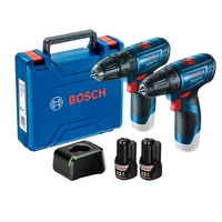 Taladro Percutor 3/8 Pulgada 12V Gsb 120-li + Taladro Atornillador 3/8 Pulgada 12V Gsr 120-li 2 Bosch