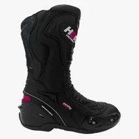 Bota Turing Talla 34 Negro x Fucsia