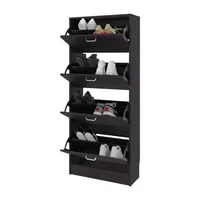 Zapatero Inola 4 Puertas 175x63x24 Rta Kronos Wengue