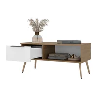 Mesa de Centro Wenden 42x90x39 Rta Kronos Blanco