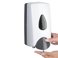 Dispensador Xpert Professional para Frasco Reenvasable Jabón Espuma Alcohol de 1000 ml Color Blanco Set X 4 Unidades