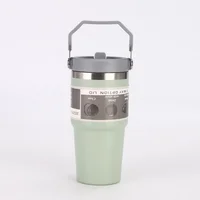 Botilo Con Asa Acero Inoxidable 600 ml Verde