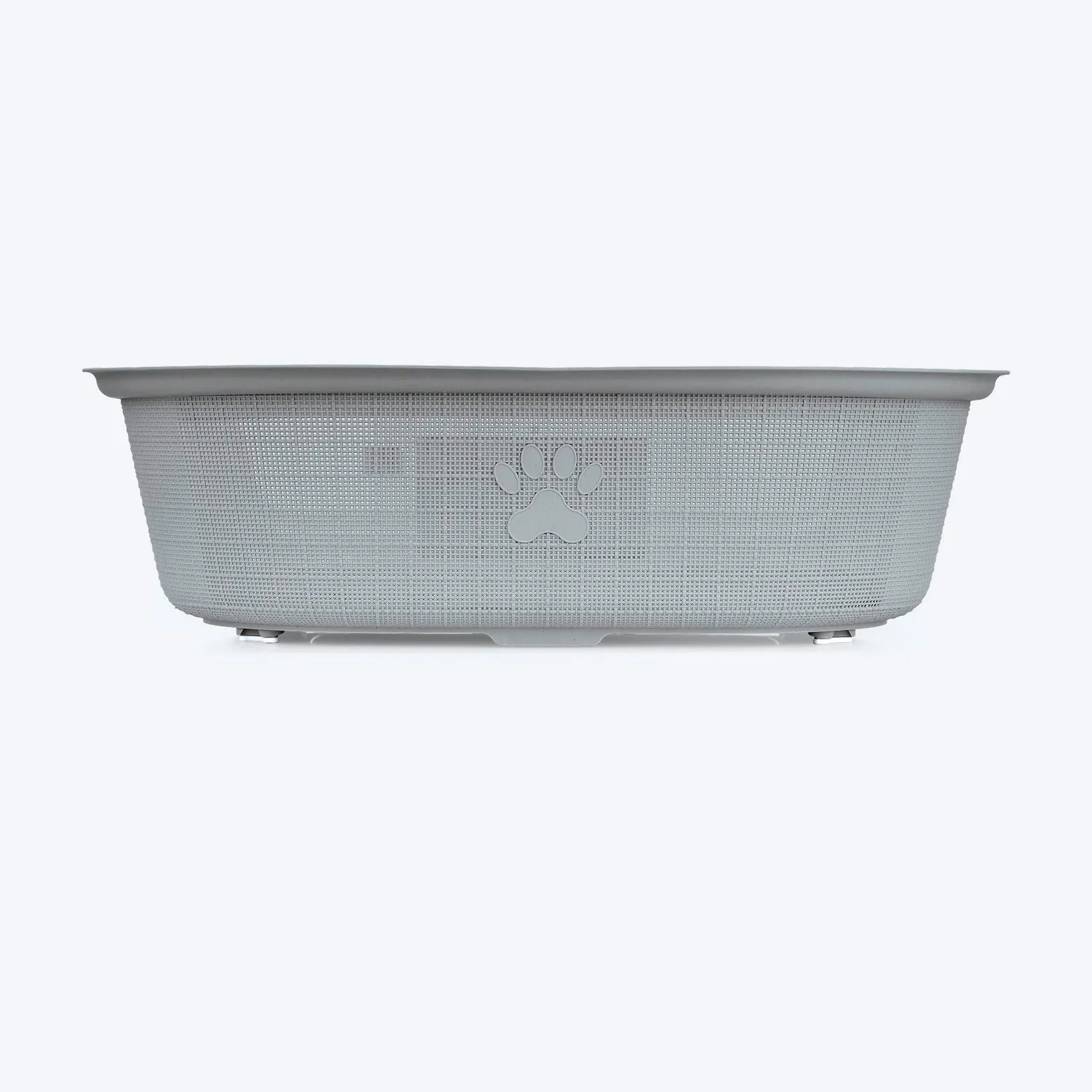 Cama para Mascotas Ovalada 78x56x22cm Grande Gris 3