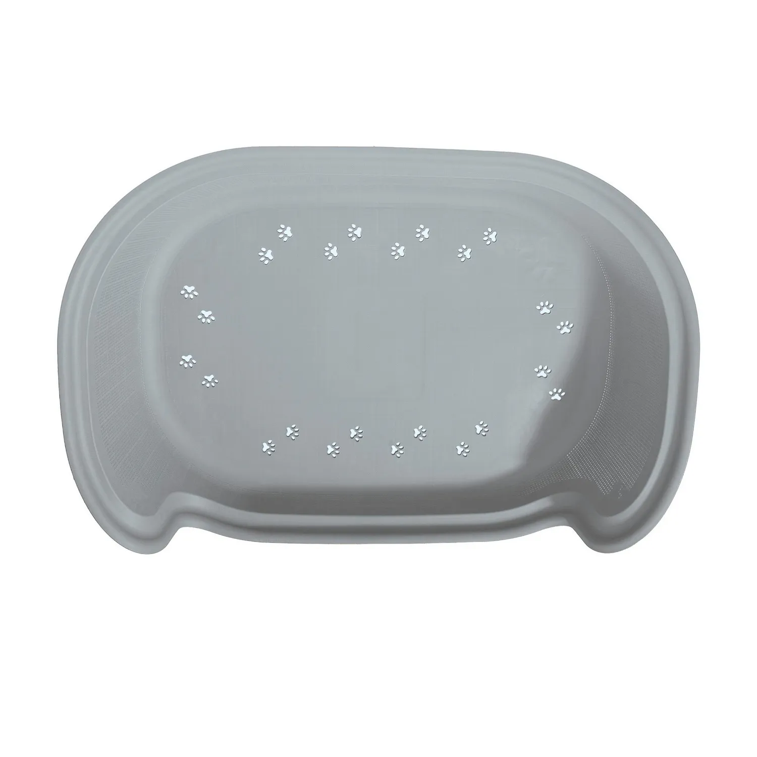 Cama para Mascotas Ovalada 78x56x22cm Grande Gris 6