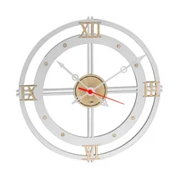 Reloj de Pared Memorial Blanco 31x31cm Circular Análogo de Baterías
