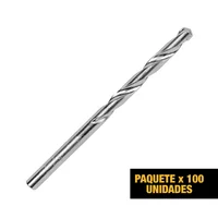 Broca Mampostería 5/16 x 6 Pulgadas Dewalt Set X 100 Unidades