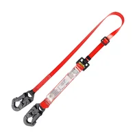 Eslinga Sencilla Con Absorbedor de Energia Dieléctrica Con Ganchos de 3/4" (9kv). Elaborada En Reata Recubierta En Poliuretano