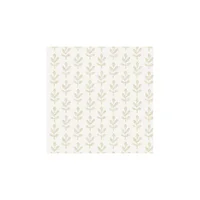 Papel Decorativo Floral En Rollo 1005 cm x 52 cm Beige Preencolado