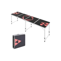 Mesa Plegable Pequeña de Aluminio para Comedor y Camping