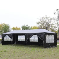 Carpa para Exteriores 300 cm x 900 cm con 8 Paredes Laterales Desmontables