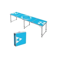 Mesa Plegable de Aluminio con Altura Ajustable y Diseño Portátil