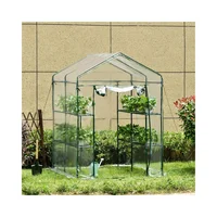 Mini Invernadero de Fácil Acceso Transparente para Jardín