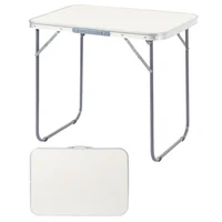 Mesa de Camping de Aluminio Plegable con Diseño Portátil y Ligero