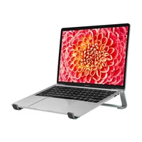 Soporte Ergonómico de Aluminio para Computador con Elevación y Ventilación