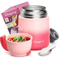 Termo Térmico de Acero Inoxidable con Cuchara para Comidas Calientes