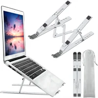 Soporte Ajustable para Computador Plegable de Aluminio Portátil