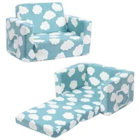 Silla Infantil Azul Ultrafelpada 2 en 1