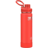 Botella de Agua Deportiva de Acero Inoxidable con Boquilla Antiderrames